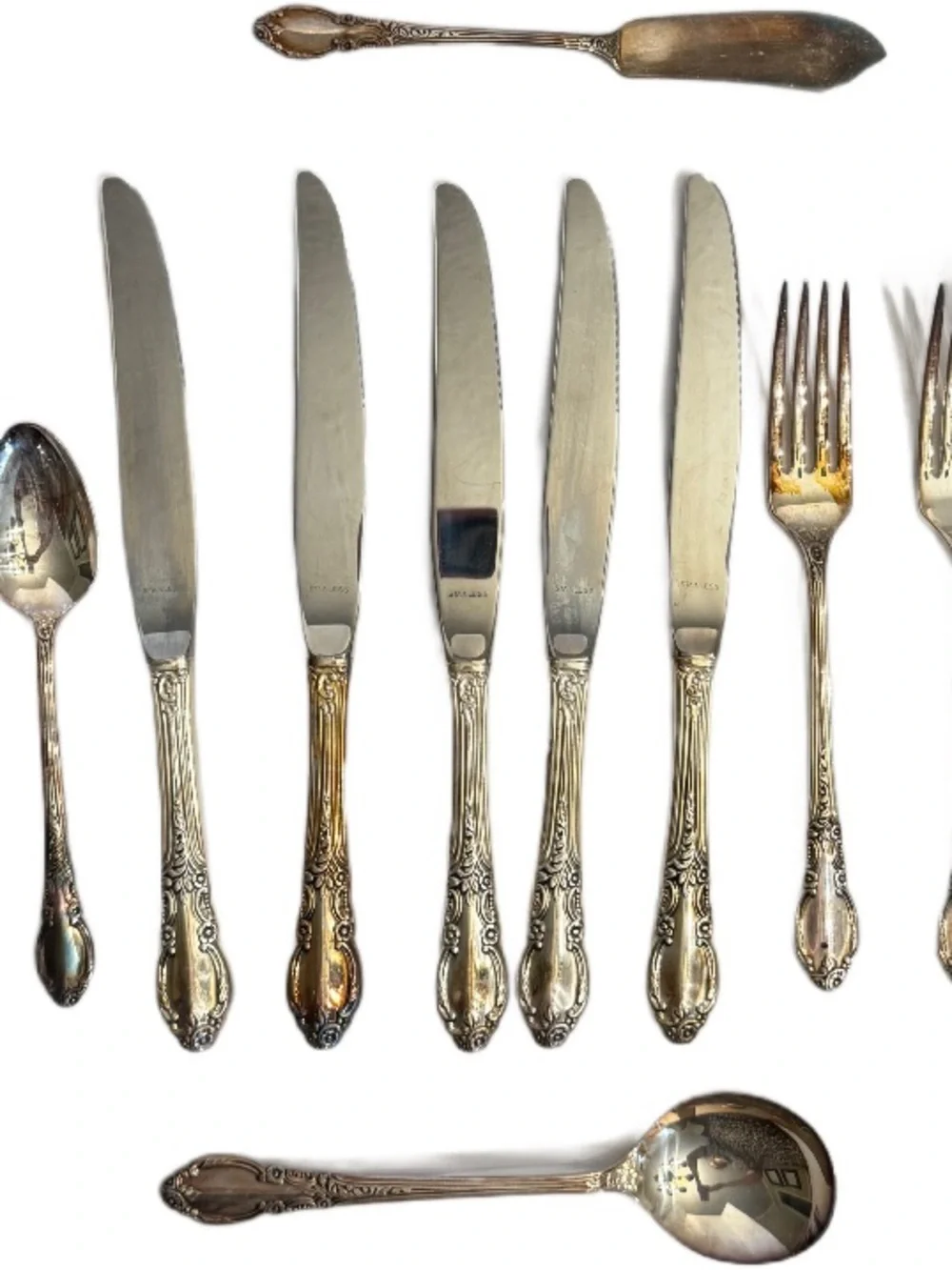 12 Pc LOT Enchantment 1881 Rogers LONDONTOWN Oneida Silverplate Flatware 1952